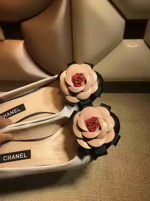 CHANEL Shallow mouth Block heel Shoes Women--021